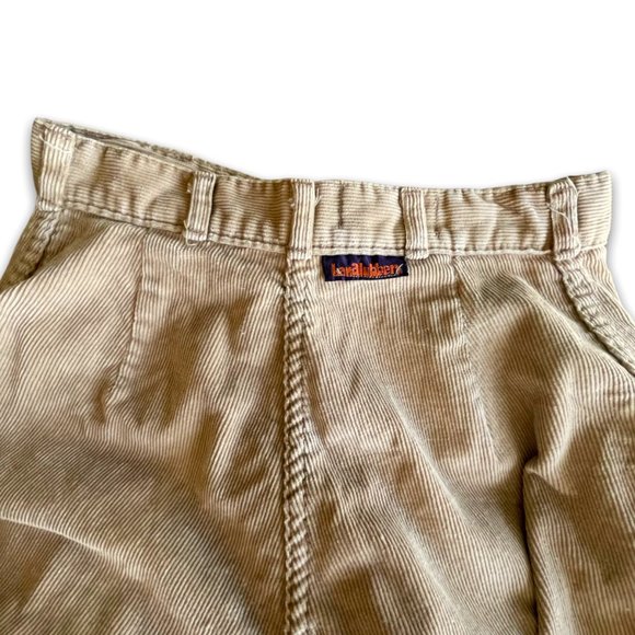 Vintage 1970s Landlubber Groovy High Waisted Tan Corduroy Flare Pants - Picture 5 of 9